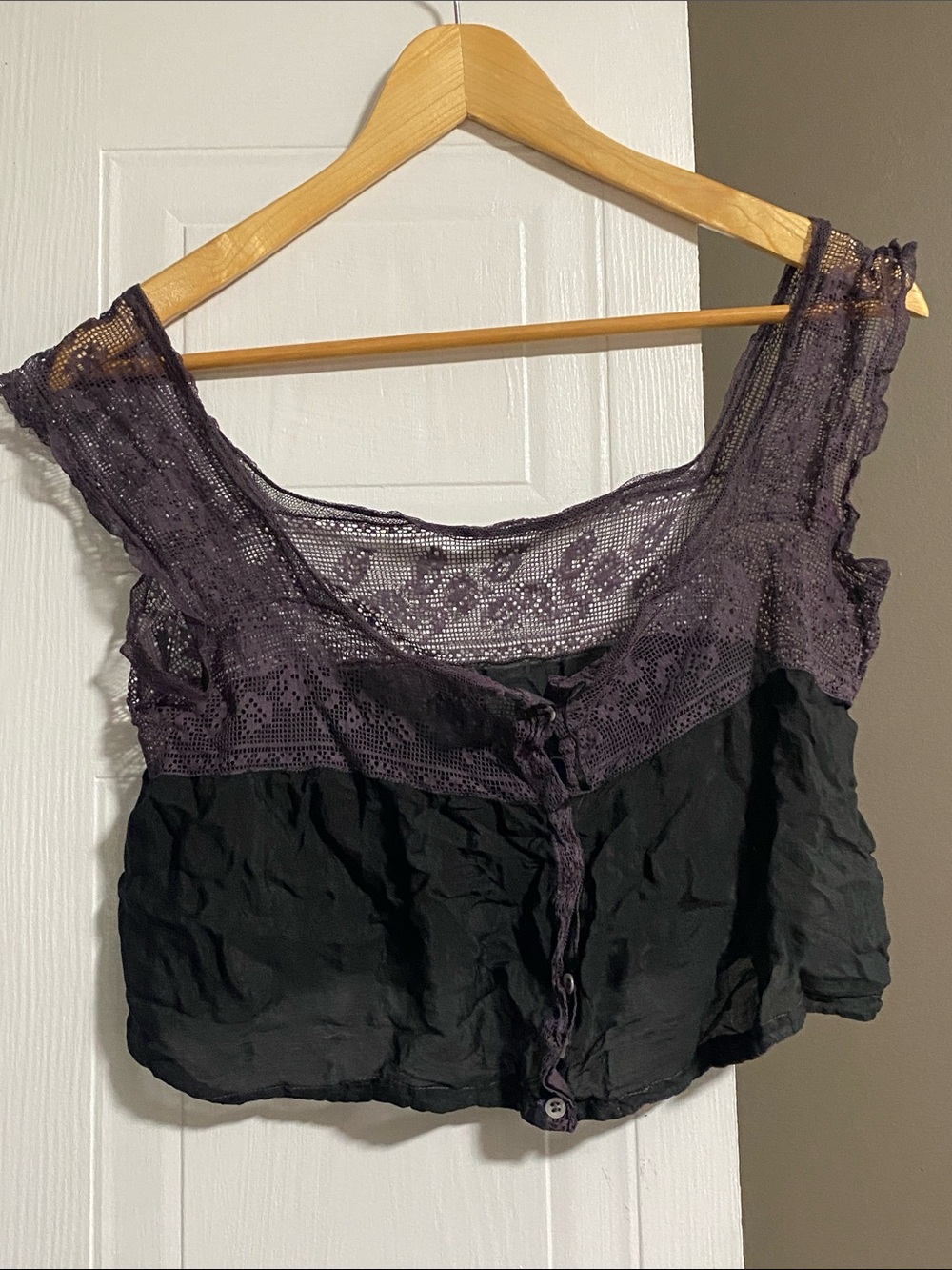 Vintage Crop Sheer Tank